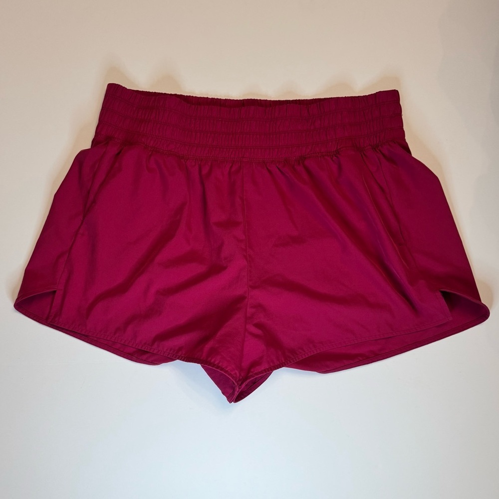 Old Navy Active XL Extra High Rise Quick Dry Running Shorts pink